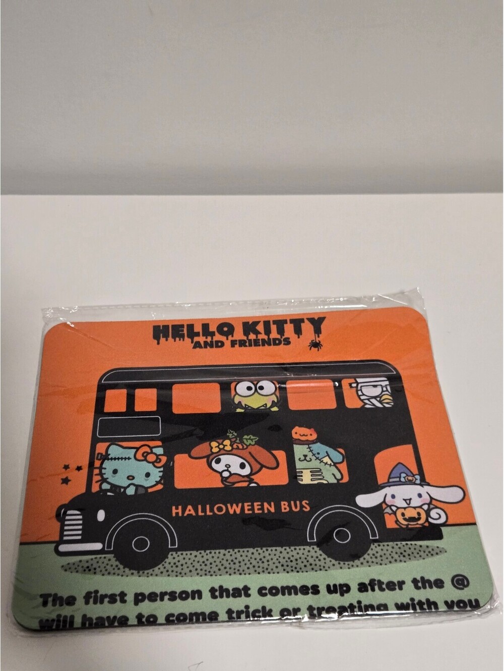 Sanrio Hello Kitty and Friends Halloween Bus Mouse Pad - New with Tags